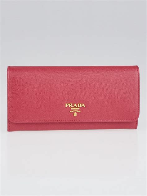 Peonia Saffiano Metal Leather Continental Wallet 1M1132